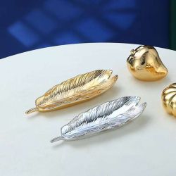 поставка за сувенири и аксесоари Gold & Silver Leaf 20 см