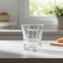 чаши за уиски 6 бр. 250 мл Tendresse Collection - релефно и стабилно стъкло