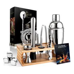 комплект за коктейли с поставка 14 части Morello Silver