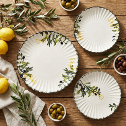 сервиз за хранене 18 части New Olives - керамика