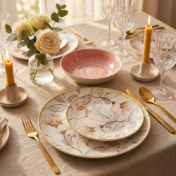 Сервиз за хранене Morello Marigold, 18 части – Флорален елеганс