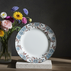 чиния за основни ястия Morello Vintage Roses - 27 см, порцелан