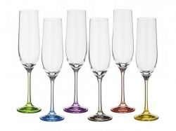 Чаши за шампанско 190 мл Rainbow  