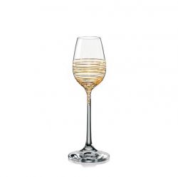 Чаши за ракия Viola Gold Spiral 