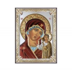 икона 13 x 18 Богородица сребро 999