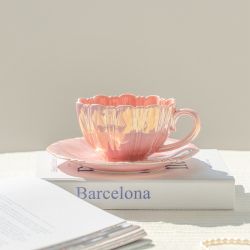 чаша и чинийка BARCELONA PINK
