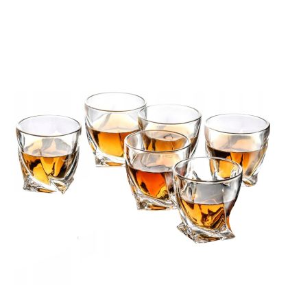 комплект 6 чаши за уиски 340 мл Quadro Bohemia