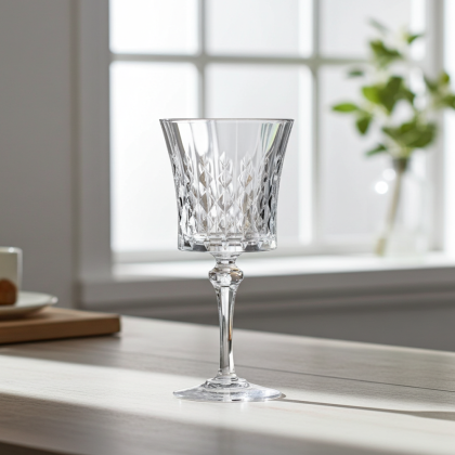 чаши за бяло вино 6 бр. 200 мл Tendresse Collection - релефно и стабилно стъкло