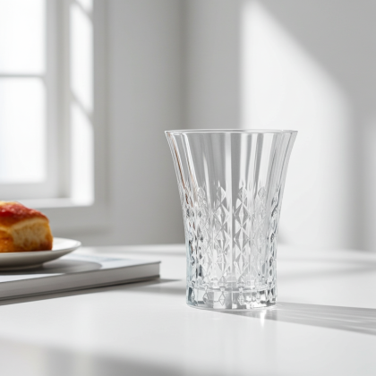 чаши за вода 6 бр. 300 мл Tendresse Collection - релефно и стабилно стъкло