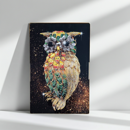 картина с рамка Бухал Art Crystal 40 х 60 см