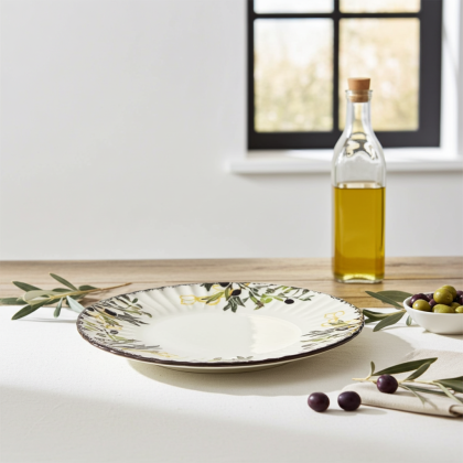 елегантна чиния Маслини - 27 см керамично изкушение!