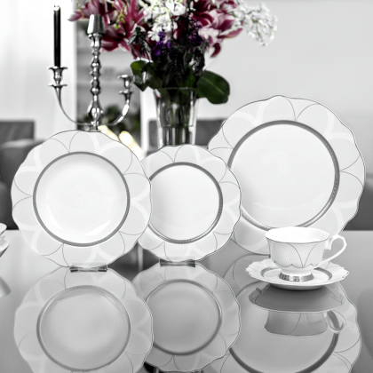 сервиз за хранене 18 части Royal Silver by Morello