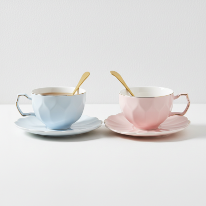 промо Пакет: 2 чаши, 2 чинийки, 2 лъжички Fresh Nordic