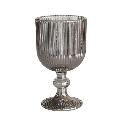 Комплект от 6 бр. чаши за вино Morello Aurora – Димно сиво, 350 мл