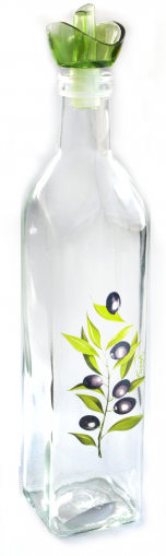 Стъклена бутилка за олио/зехтин 1 л
