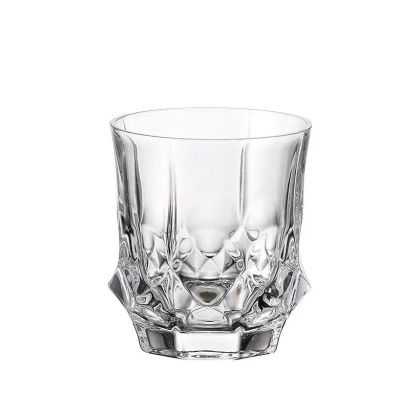 Луксозен комплект от 6 броя кристални чаши за уиски Bohemia Crystal серия Soho 280 мл