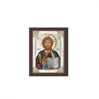 икона 4 x 6 Исус сребро 999