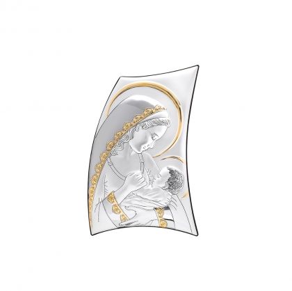 икона 7 x 10 Богородица сребро 999