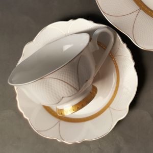 чаши за капучино или чай 12 части Royal Gold by Morello