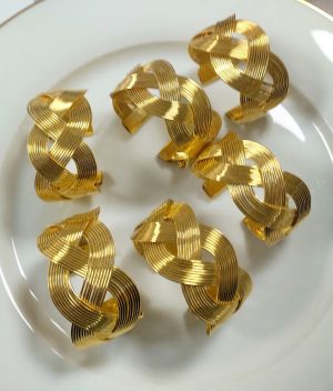 пръстени за салфеки 6 бр. INFINITY GOLD