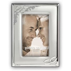 Рамка за снимка за сребърна сватба PIERRE CARDIN 21.5 x 16.5 см със сребърно покритие