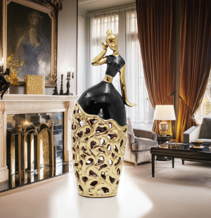 Статуетка Lady Black & Gold 31 см