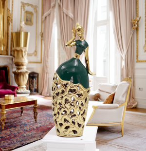Статуетка Lady Green & Gold 31 см