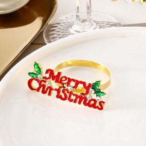 пръстени за салфеки 6 бр. Merry Christmas
