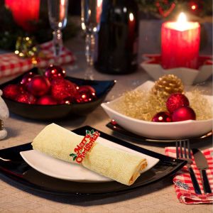 пръстени за салфеки 6 бр. Merry Christmas