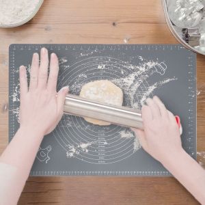 подложка за месене, точене и печене 65 х 45 см Graphite Gray