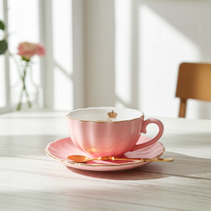 кУПИ 2 НА ЦЕНАТА НА 1 : чаши, чинийки, лъжички CROWN 200 мл