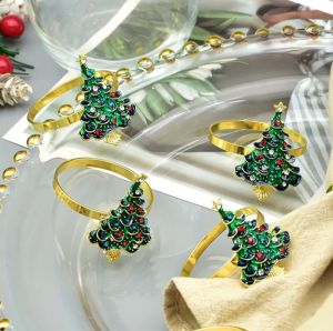 пръстени за салфеки 6 бр. Коледна елха