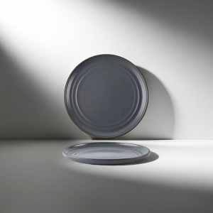 керамично плато за сервиране 20 см Nordic Beige, Gray