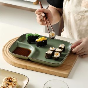 керамично плато за сервиране 24.2 см Nordic Green, Gray