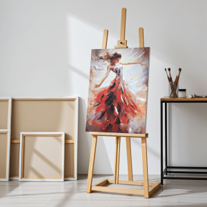картина с елегантна танцуваща дама 70 х 50 см