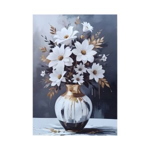 картина Ваза с цветя, канава 70 х 50 см