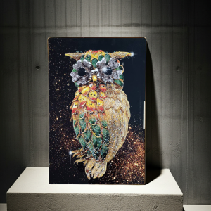 картина с рамка Бухал Art Crystal 40 х 60 см