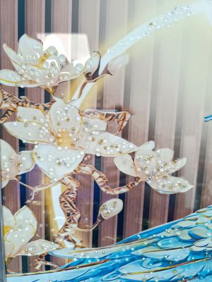 картина с рамка Кралски Паун Art Crystal 70 х 50 см