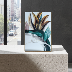 картина с рамка Абстрактни листа 40 х 60 см