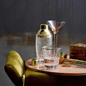 стъклен шейкър за коктейли 400 мл Morello Gold