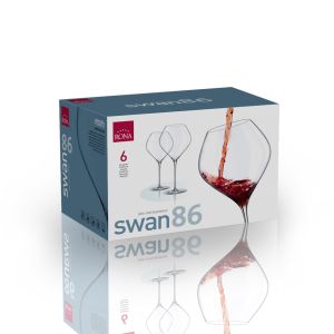 чаши за червено вино 6 бр. Swan 860 мл 