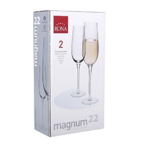 чаши за шампанско 2 бр. Magnum 220 мл 
