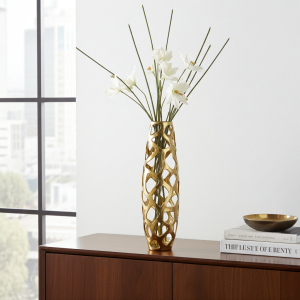 златна ваза Fantastic 50 см - Луксозен акцент!
