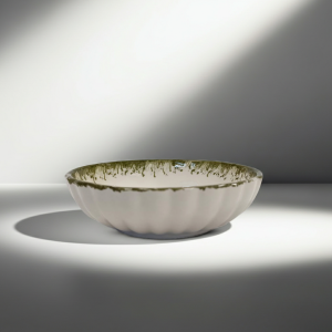 Ретро Купа за Десерт/Снакс, 13.5 см, Зелен Кант