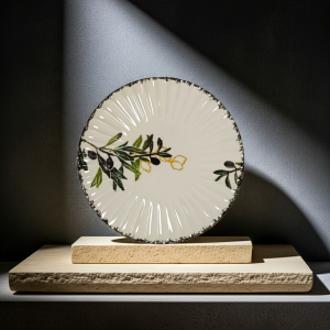 чиния за десерт Керамика Маслини - Цитрусов Акцент