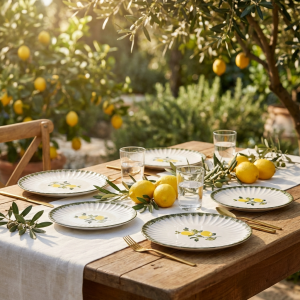 сервиз за хранене 18 части New Lemons - керамика