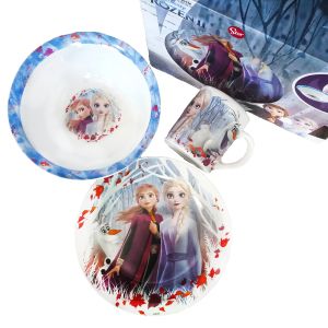 Детски комплект за хранене Frozen II  3 части - порцелан
