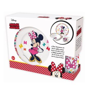 детски комплект за хранене Disney Minnie Mouse 3 части - порцелан