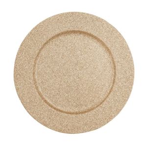 подложна чиния Secret de Gourmet, 33 см златист брокатен декор