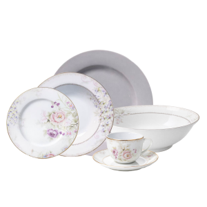 сервиз за хранене 31 ч. Gray Humble Rose
